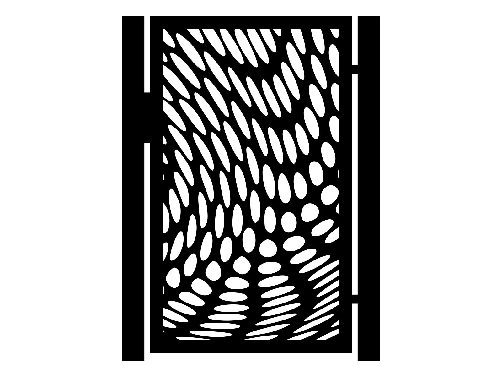 fur000-geo05-150-cza Gartentür Cornelia 90×150 cm - Image 1