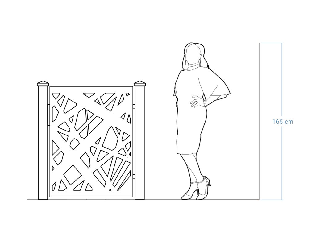 Gartentür Elisa 90×120 cm - Image 4