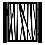 Gartentür Andrea 90×120 cm