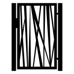 Gartentür Andrea 90×150 cm