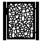 Gartentür Zana 90×120 cm