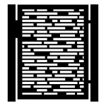 Gartentür Bella 90×120 cm