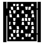 Gartentür Cristina 90×120 cm