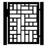 Gartentür Claudia 90×120 cm