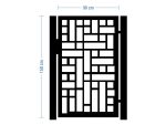 Gartentür Claudia 90×150 cm - Image 2
