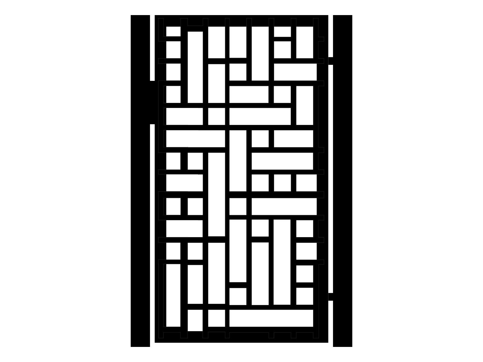 fur000-geo30-170-cza Gartentür Claudia 90×170 cm - Image 1