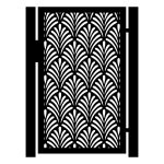 Gartentür Kenza 90×150 cm