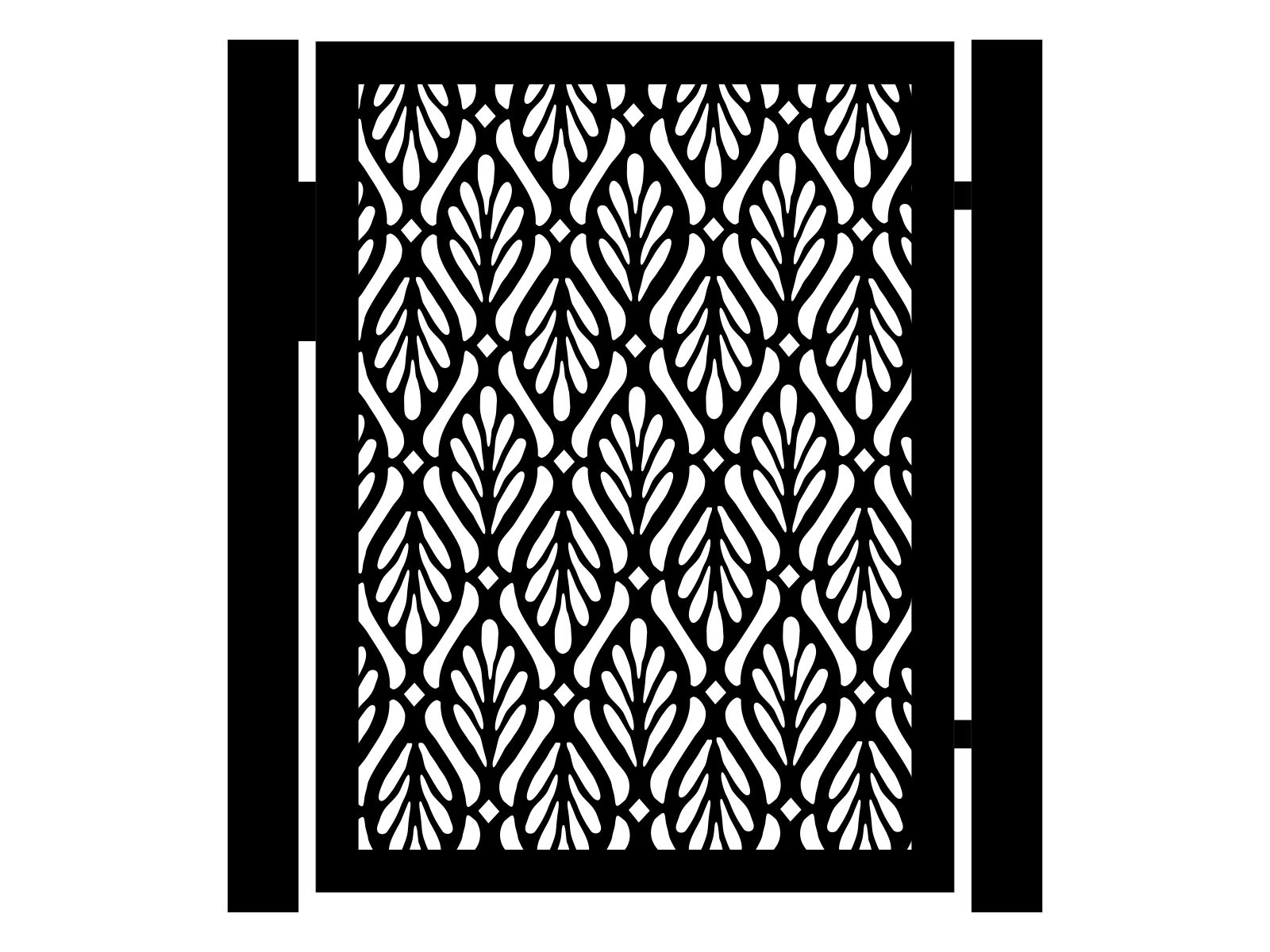 fur000-klas03-120-cza Gartentür Loretta 90×120 cm - Image 1