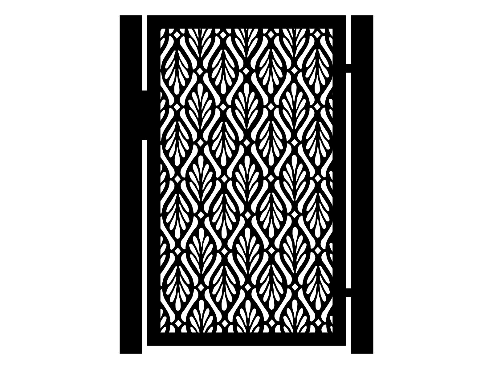 fur000-klas03-150-cza Gartentür Loretta 90×150 cm - Image 1