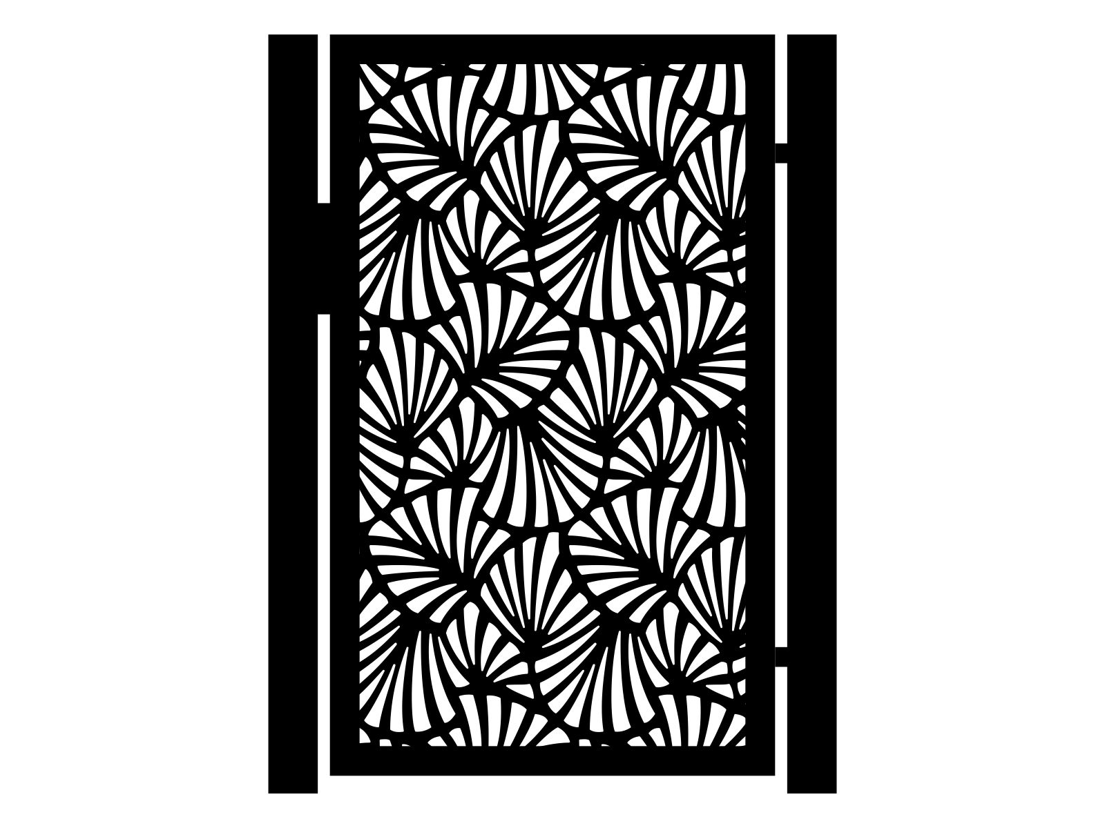 fur000-kps01-150-cza Gartentür Sienna 90×150 cm - Image 1