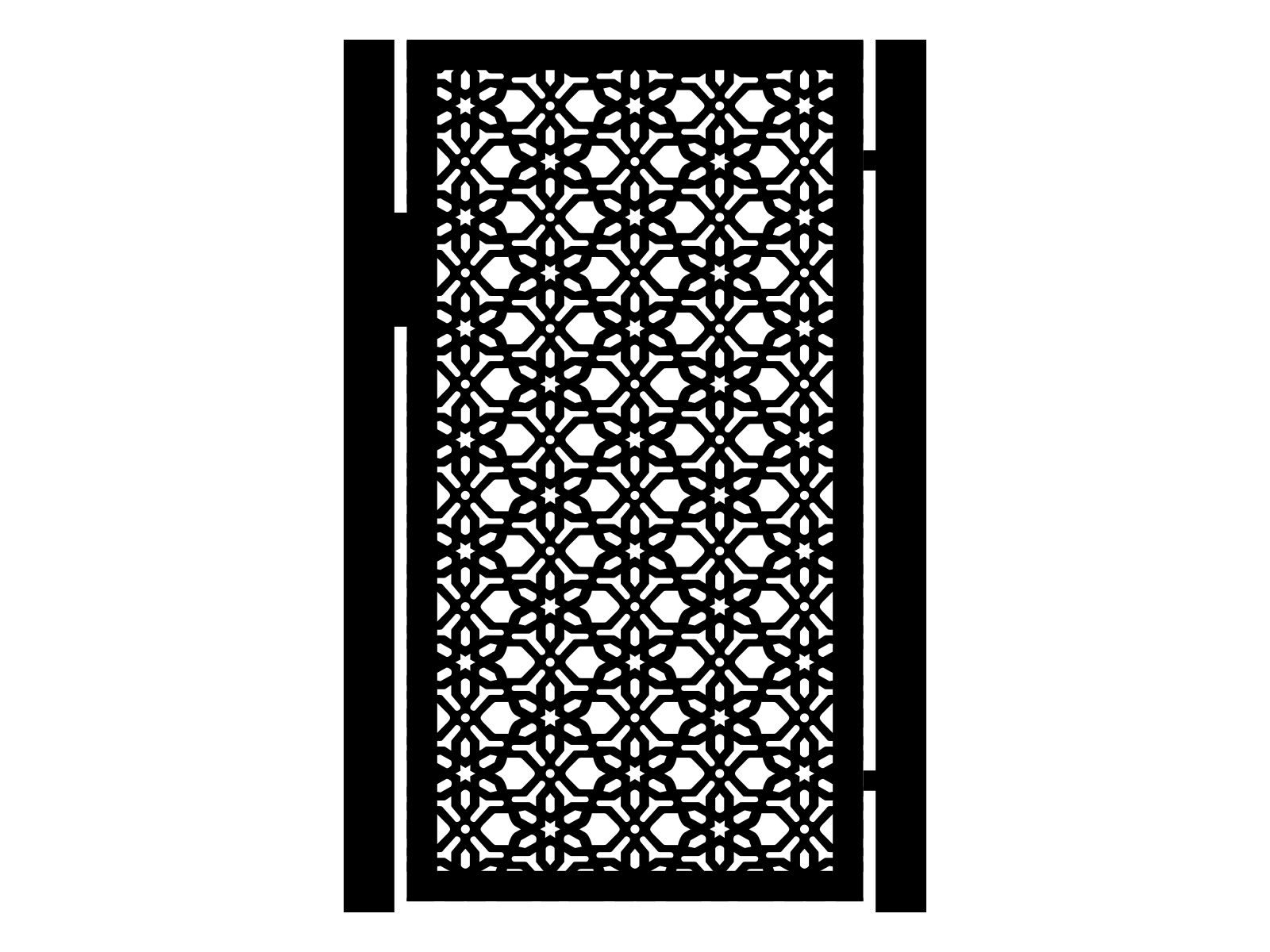 fur000-kps02-170-cza Gartentür Etta 90×170 cm - Image 1