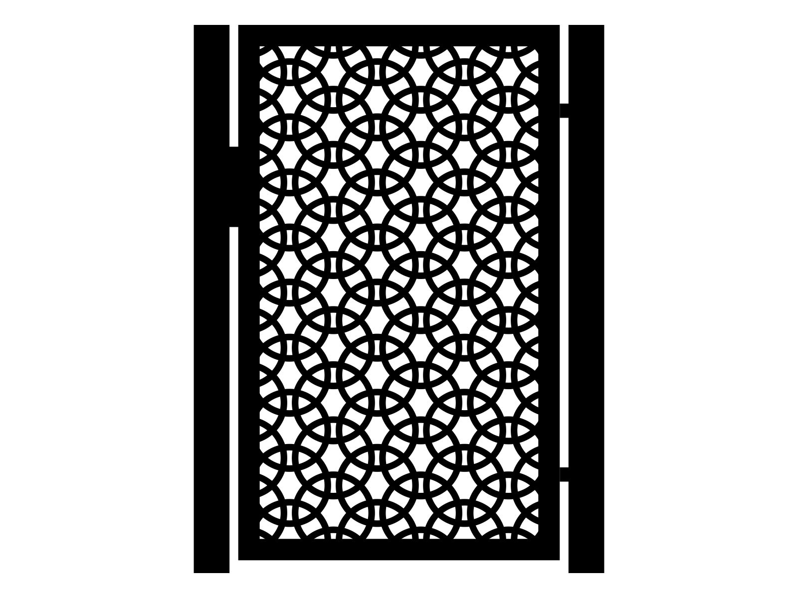 fur000-kps08-150-cza Gartentür Giulia 90×150 cm - Image 1