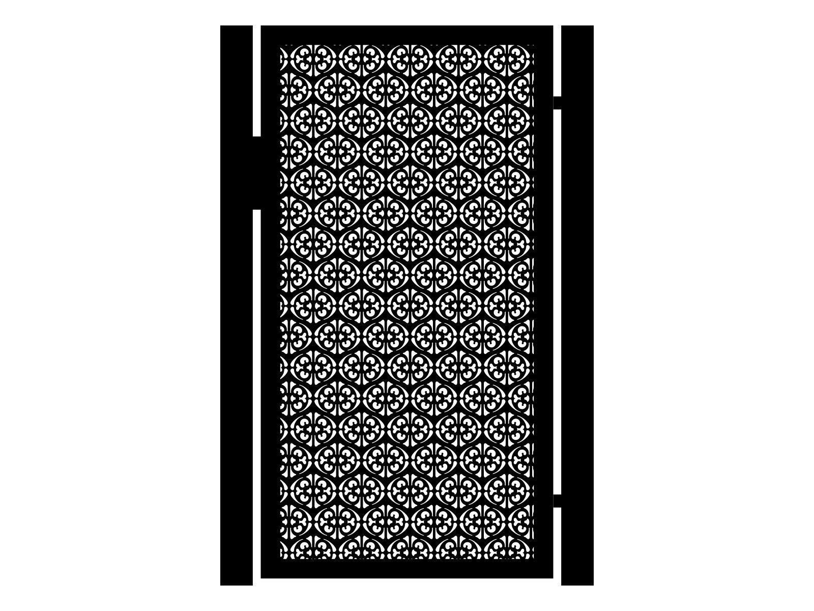 fur000-kps09-170-cza Gartentür Caterina 90×170 cm - Image 1