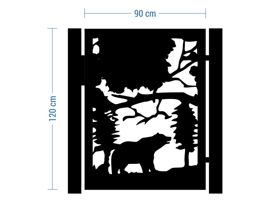 Gartentür Olivia 90×120 cm - Image 2