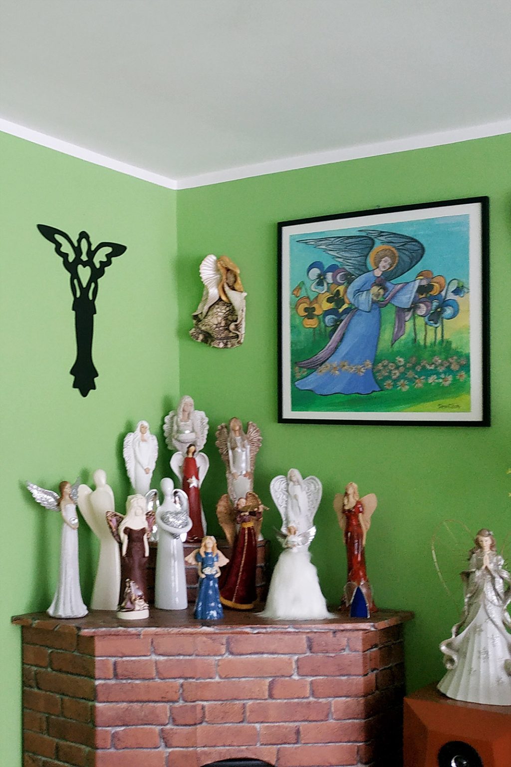 Wandfigur Engel Metall KNS008 50 cm - Image 3