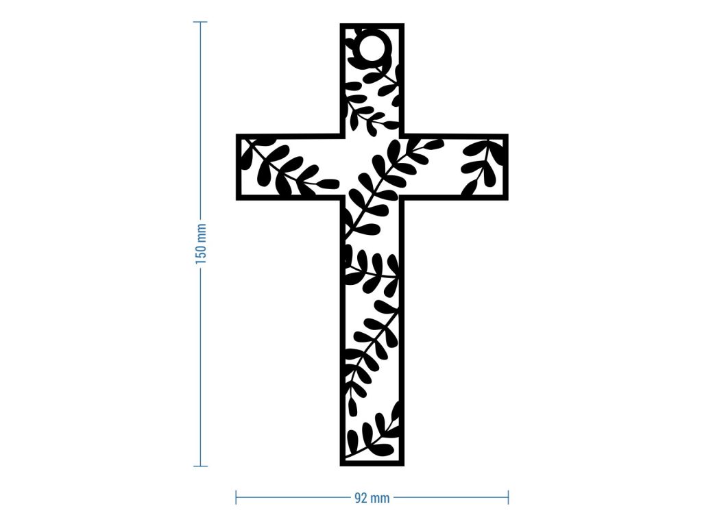 Metallkreuz KNS029 15 cm - Image 3