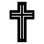 Metallkreuz KNS030 50 cm