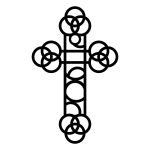 Metallkreuz KNS031 15 cm