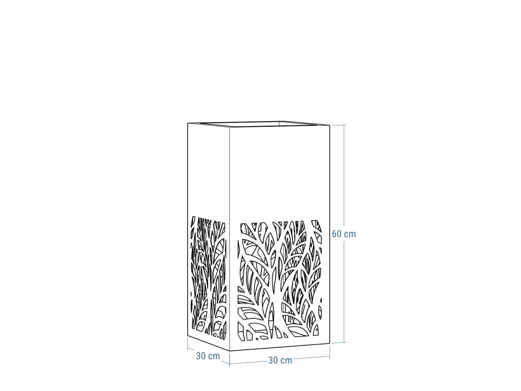 Blumenständer Durchbrochenes A01 30x30x60 - Image 3