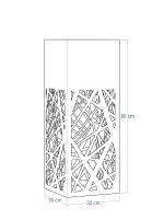 Pflanzenständer Durchbrochenes A03 30x30x80 - Image 3