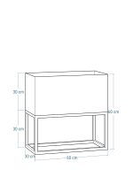 Blumenständer mit Tiefem Blumentopf 30x60x60 - Image 3