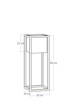 Blumenständer mit Innenblumentopf 30x30x80 - Image 5