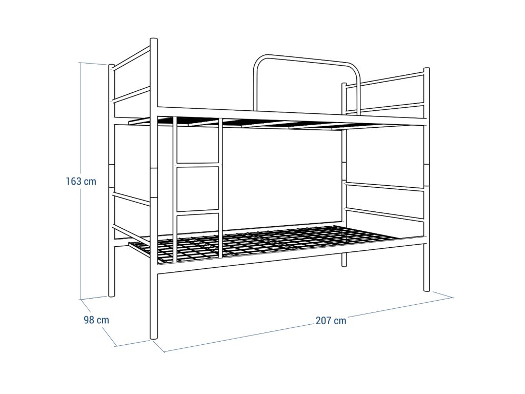 Etagenbett aus metall Antek - Image 6
