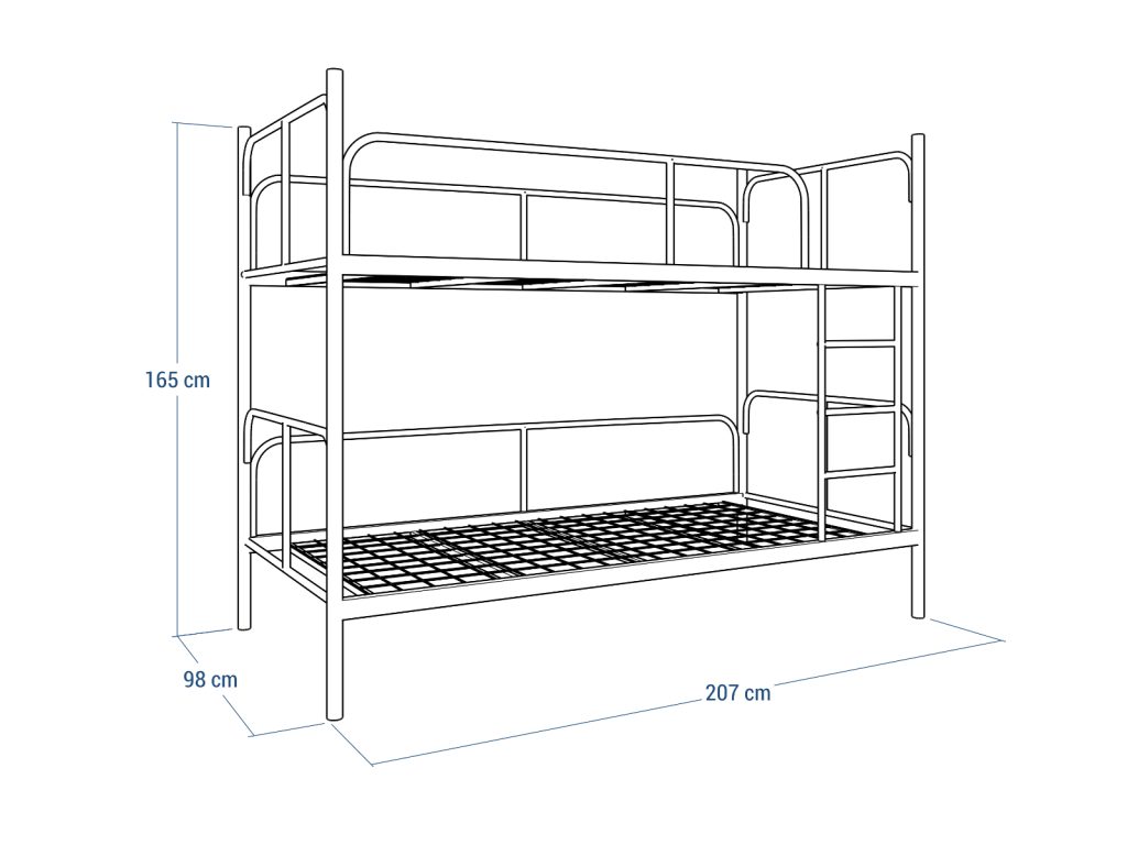 Etagenbett aus metall Sasha - Image 6