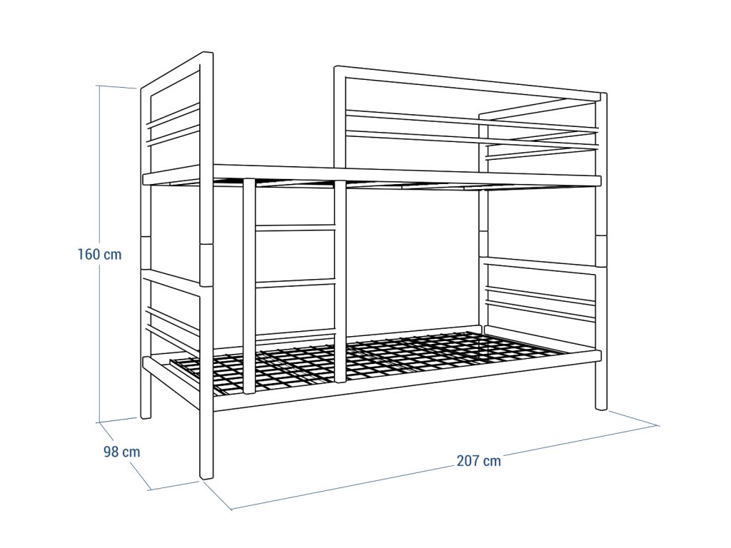 Etagenbett aus metall Max - Image 9