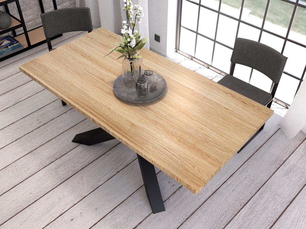 Tischbein aus Metall Spinne Heavy M - Image 2