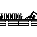 Medaillenhalter Swimming Schwimmen 60 cm