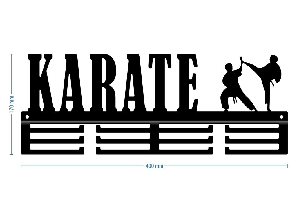 Medaillenhalter Karate 40 cm - Image 2
