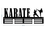 Medaillenhalter Karate 40 cm - Image 2
