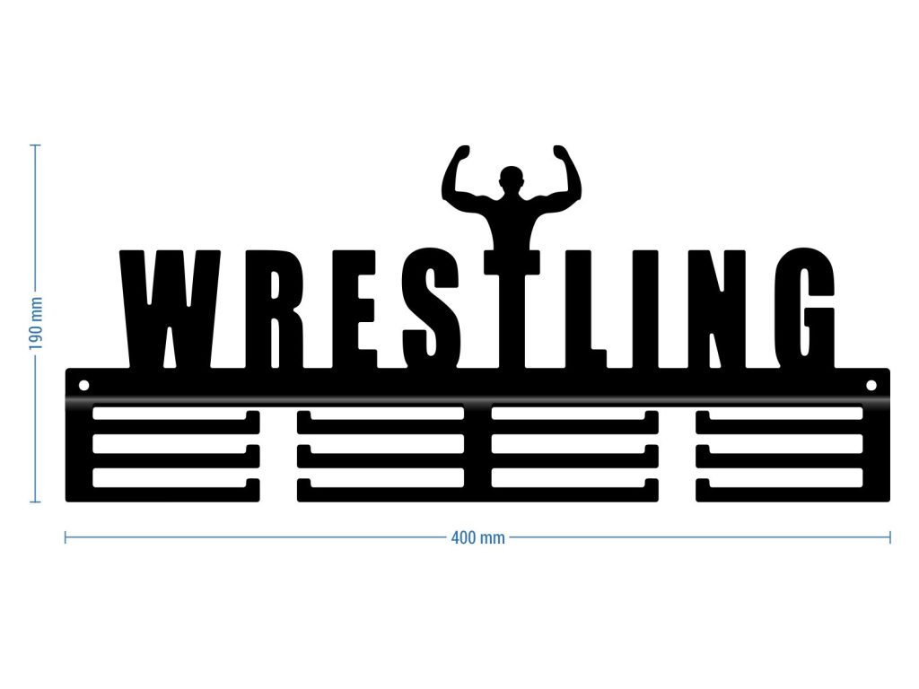 Medaillenhalter Wrestling 40 cm - Image 2