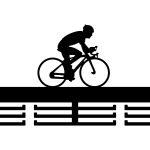 Medaillenhalter Radfahren 40 cm