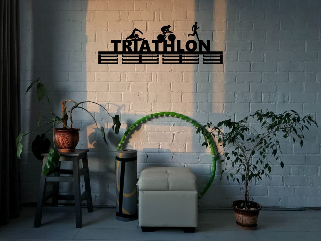 Medaillenhalter Triathlon 80 cm – Bild 2