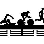 Medaillenhalter Triatlon II 40 cm