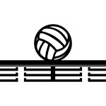 Medaillenhalter Siatkówka 40 cm