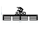 Medaillenhalter Judo 40 cm - Image 3