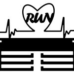 Medaillenhalter Run 20 cm