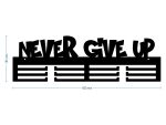 Medaillenhalter Never give up 60 cm - Image 3