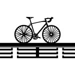 Medaillenhalter Fahrrad 40 cm