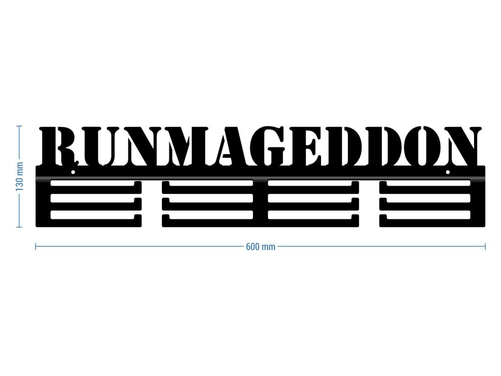 Medaillenhalter Runmageddon 60 cm - Image 3