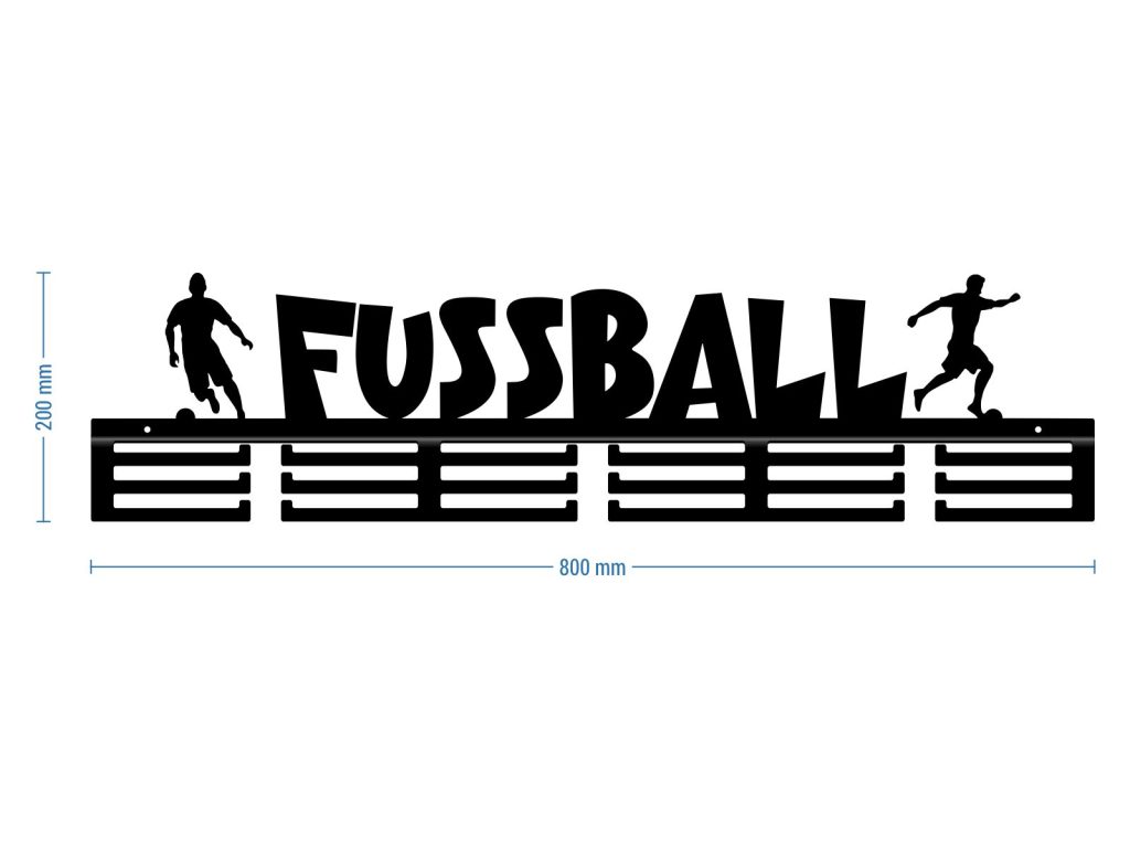 Medaillenhalter Fussball 80 cm - Image 3