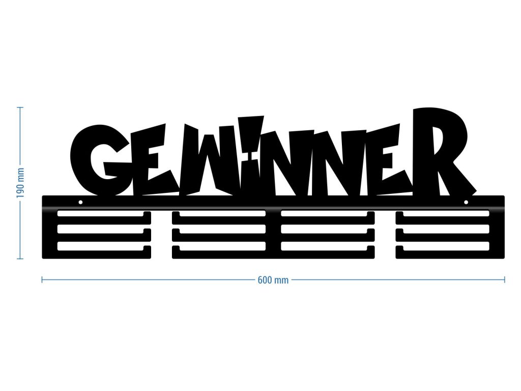Medaillenhalter Gewinner 60 cm - Image 3