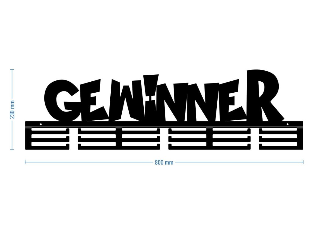 Medaillenhalter Gewinner 80 cm - Image 3