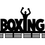 Medaillenhalter Boxing II 80 cm