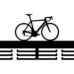 Medaillenhalter Fahrrad 40 cm