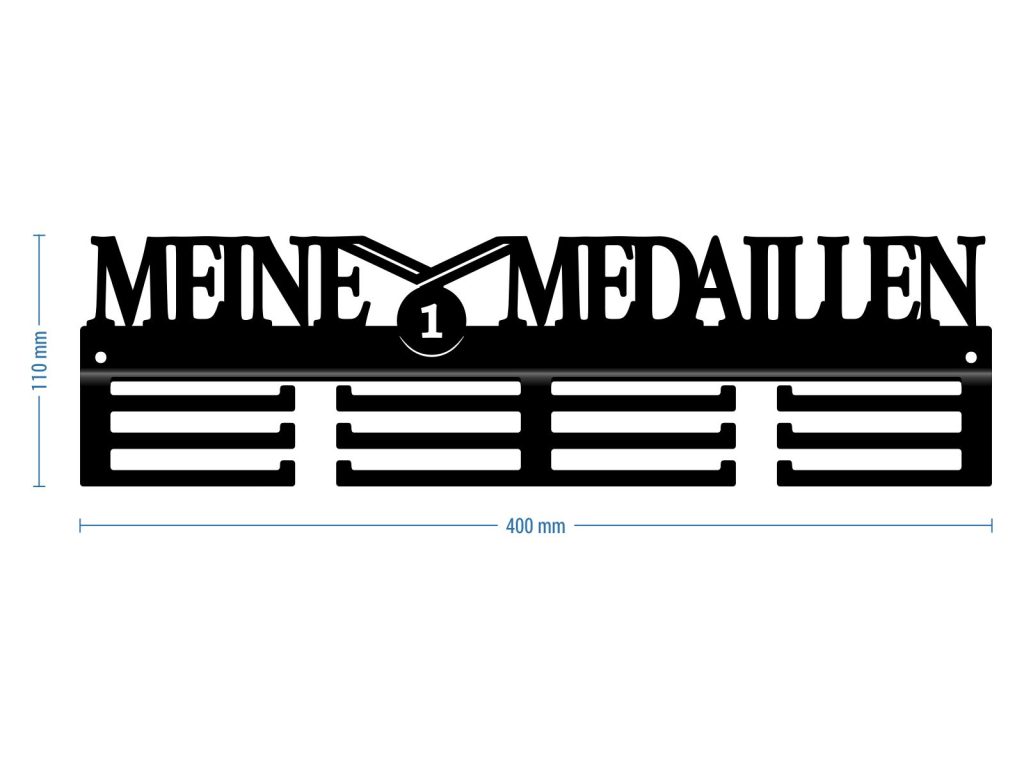 Medaillenhalter Meine Medaillen 40 cm - Image 3