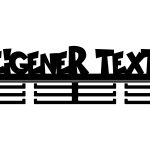 Medaillenhalter Eigener Text 40 cm